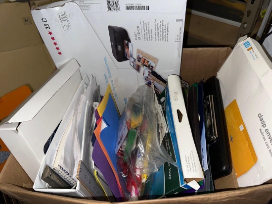 Office Lot- Desk Lamp, Photo Paper, Expo Markers, Envelopes, Clipboard etc