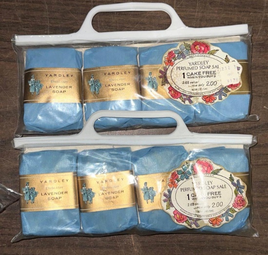 2 Packs of Vintage Yardley Lavender Soap