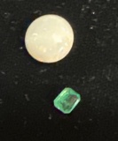 Emerald and Opal Gemstone