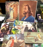 8 Published Prints of Jesus from Bible Settings-Fisherman