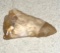 Old Triangular Point From the Dalles Area In Oregon