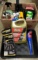 Lot of Car Care Items- Fluids, Cleaners, wheel Chocks and more