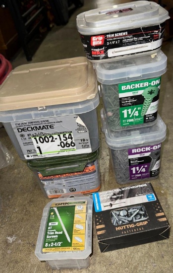 Lot of Screws and Fasteners