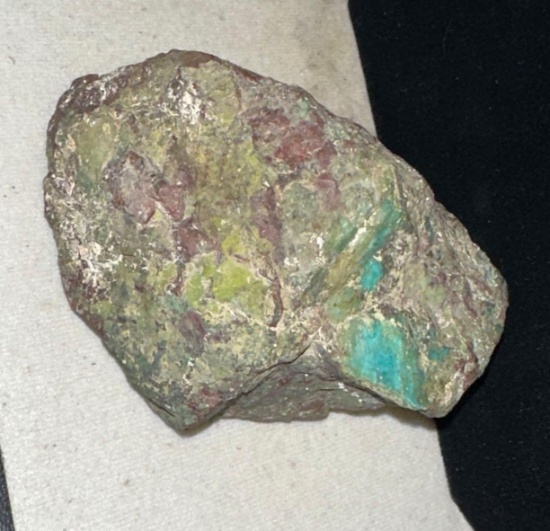 3,086.50cts Large Specimen Rock w/ Turquoise, Copper and Volcanic Glass