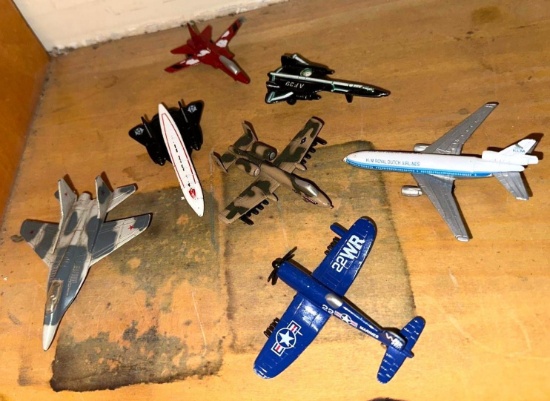 6 Die Cast Jew Model Air Planes