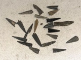 21 Arrowheads from Bronze age Han Dynasty