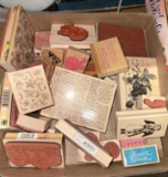 Box of Rubber Stamps