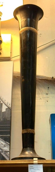 39" Tall Metal Vase