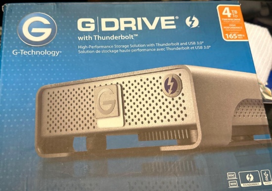 G-Technology G Drive w/ Thunderbolt 4TB to 7200PRM Drive