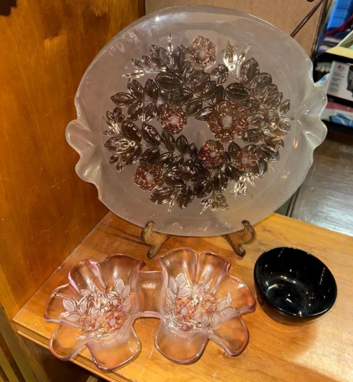 Collectible Glassware - Black Bowl is made from Mt. St. Helens Ash
