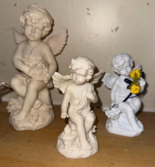 3 Angel Statues