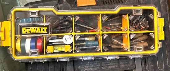 Dewalt Stackable Pro Organizer with 10 Compartments and Contents (Drill Bits and More)