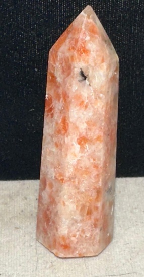 Natural Peach Quartz Obelisk