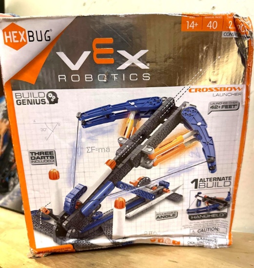 New Hex Bug Vex Robotics Cross Bow Launcher - launches over 42+ Feet