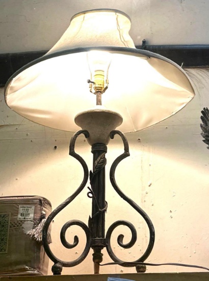 Wrought Iron Table Lamp