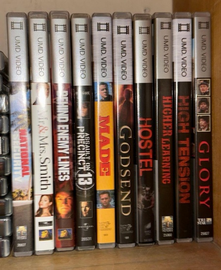 10 UMD Videos for PSP