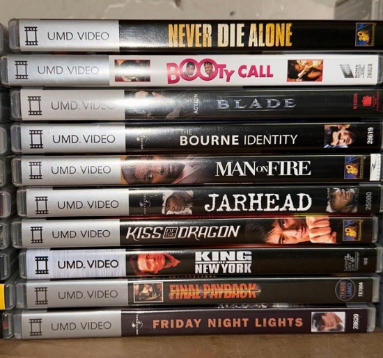10 UMD Videos for PSP