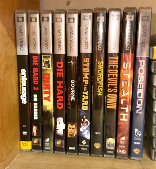 10 UMD Videos for PSP