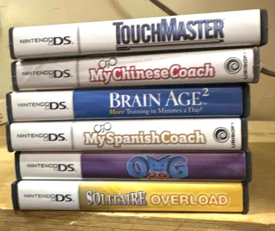 6 Nintendo DS Games