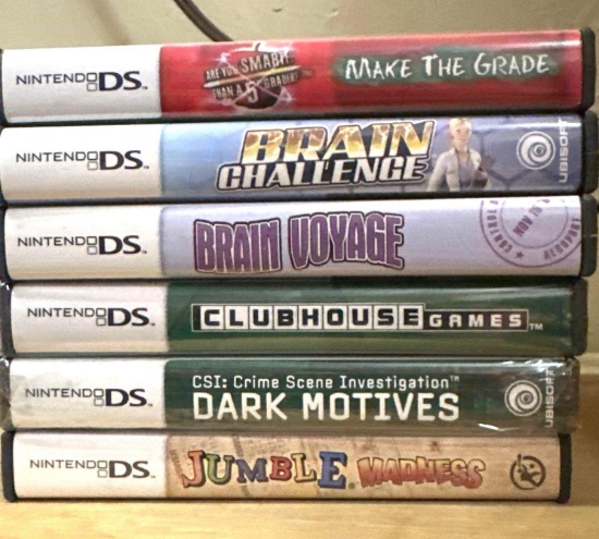 6 Nintendo DS Games