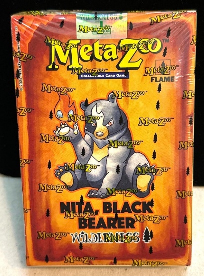 New Sealed Meta Zoo Nita Black Bearer Wilderness 1st Edition Cards