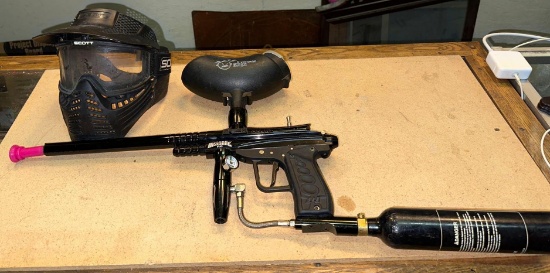 Worr Machine RG Paintball Gun and Mask