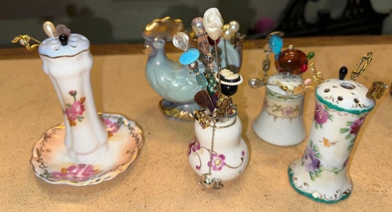 Vintage Hat Pins and Holders