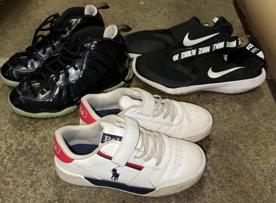 Kids Shoes Nike and Polo size 13, 1 and 5