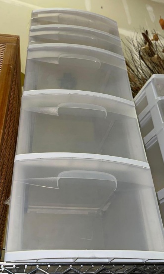 5 Drawer Plastic Organizer