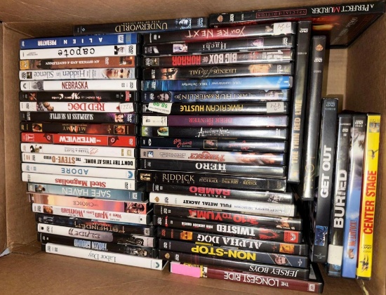 50+/- DVD's
