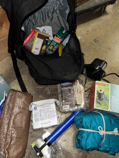 Backpack full of Hiking/ camping Supplies
