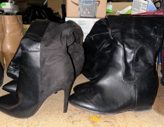 2 Pairs of Boots size 6.5