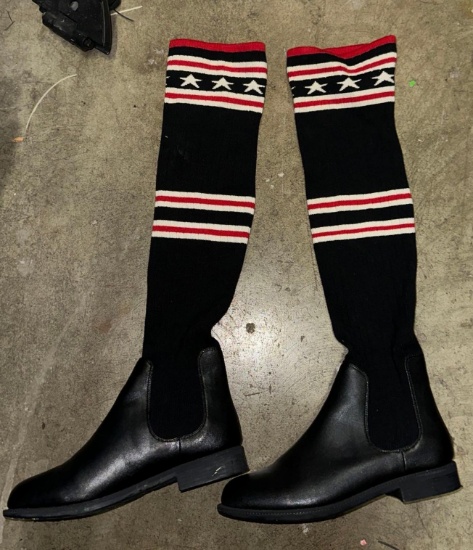 Givenchy Leather Boots size 33- Look to be New