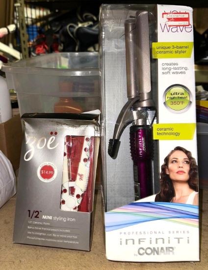 New Infiniti Conair Styler and New Zoe 1/2" Straighter