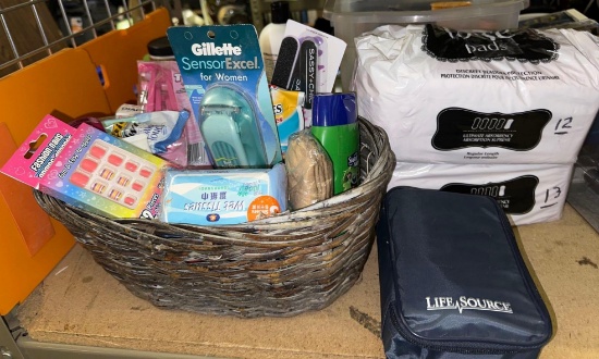 New Health and Beauty Items- Razors, Tooth Brushes, Pads and More