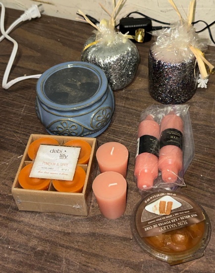 Candle Warmer, Candles and Wax