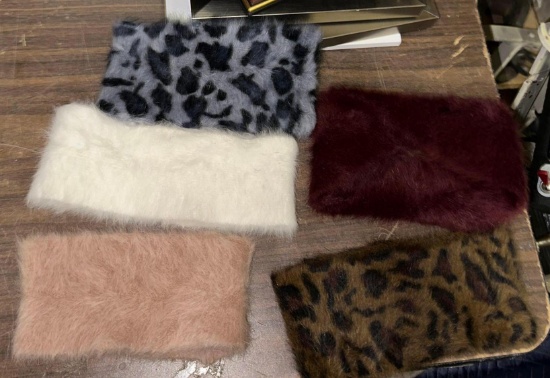 5 Fuzzy Head Warmers