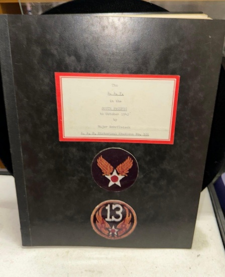 The A.A.F in the South Pacific Oct 1942 by Major Rohrleisch Unclassified
