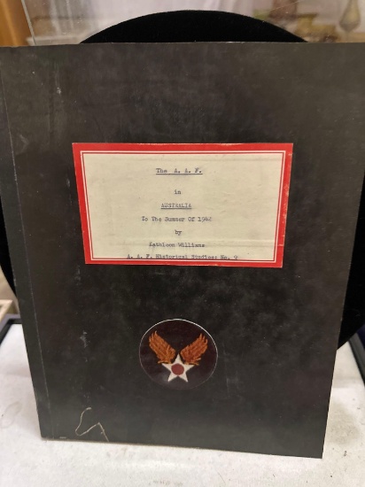 The A.A.F in Australia Summer of 1942 by Kathleen Williams unclassified