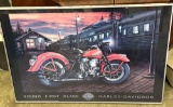 Framed Harley Davidson Print 36
