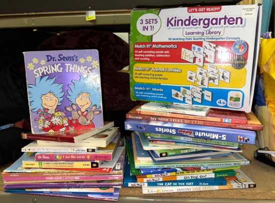 Kindergarten Learning Library, Kid Books and Coloring books