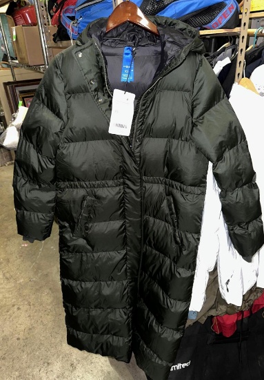 New w/tags Kit Ace Long Winter Puffer Coat size XS Retail $375