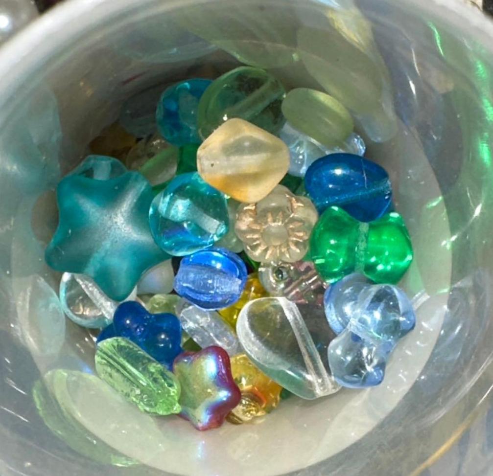 Basket full of Cool Beads- There are tons of
