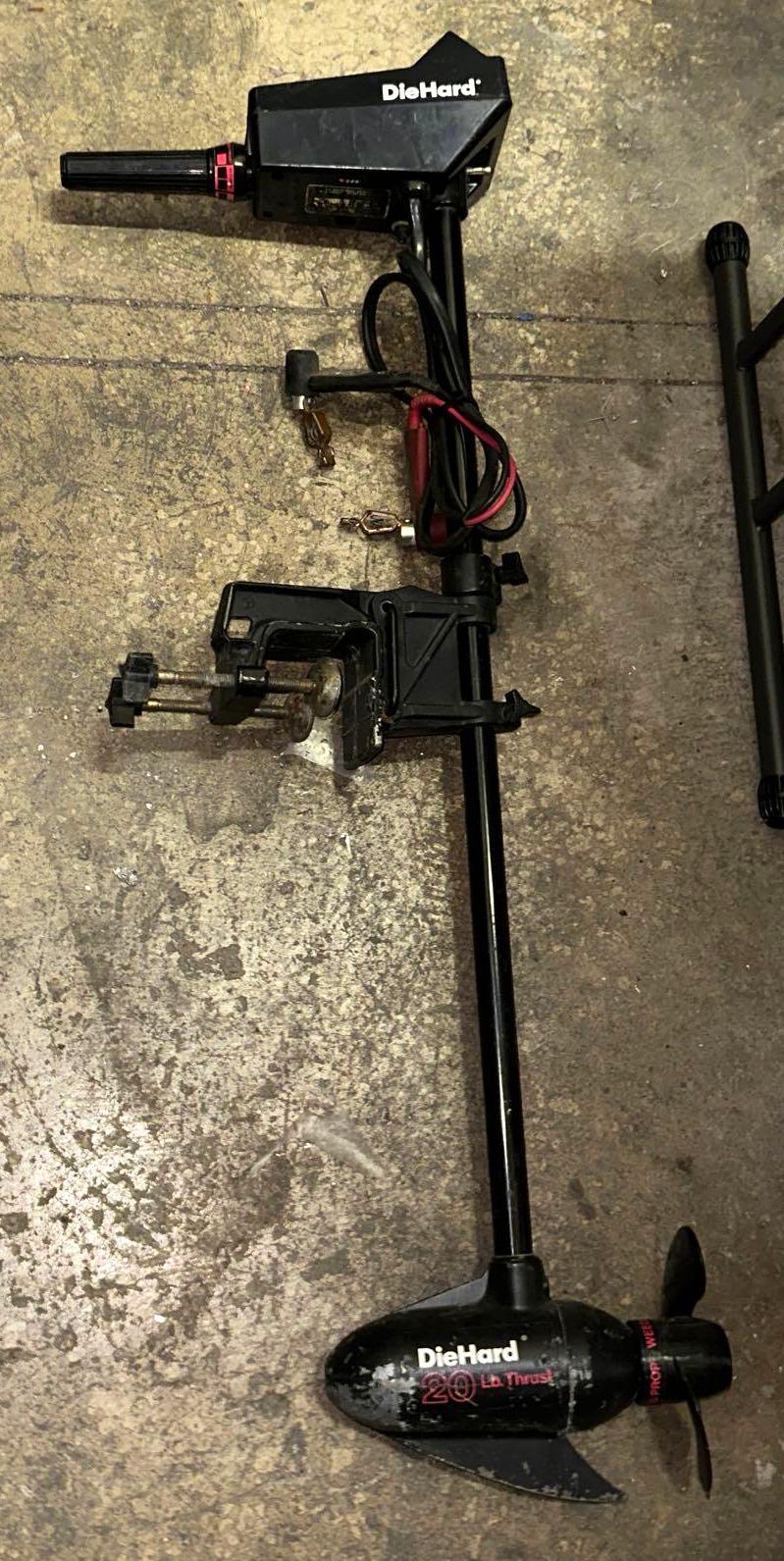 Die Hard Electric Trolling Motor 20lbs Thrust Proxibid