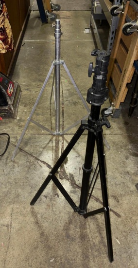 2 Tripods and bag- 1 is a Red Wing Quickstand
