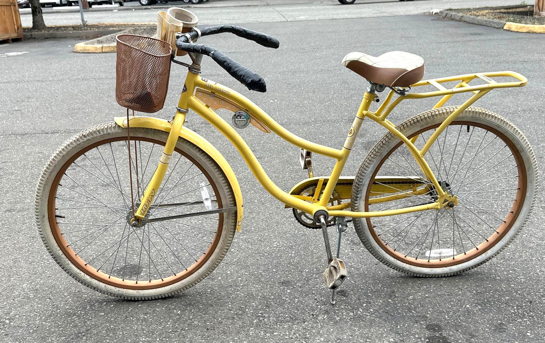 Huffy yellow best sale cruiser