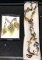 Unique Glass Necklace and Blown Glass Flower Necklace and Matching earrings