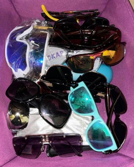 Big Group of Sunglasses- Some are New- some are Good Designer Brands