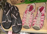 2 Pairs of Sandals/ Water Shoes size 11