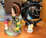 Fairy Statue with Solar Lights, Moon Trinket box and Moon Wax Warmer